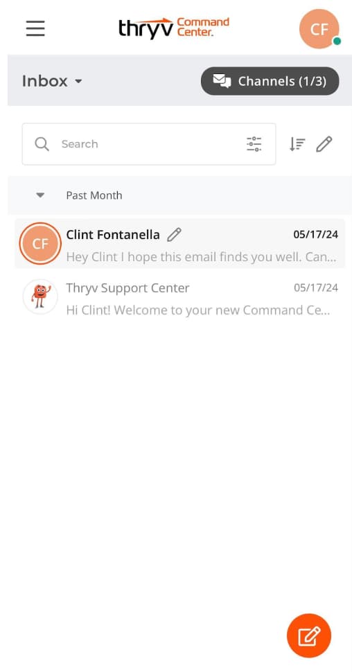 mobile crm example